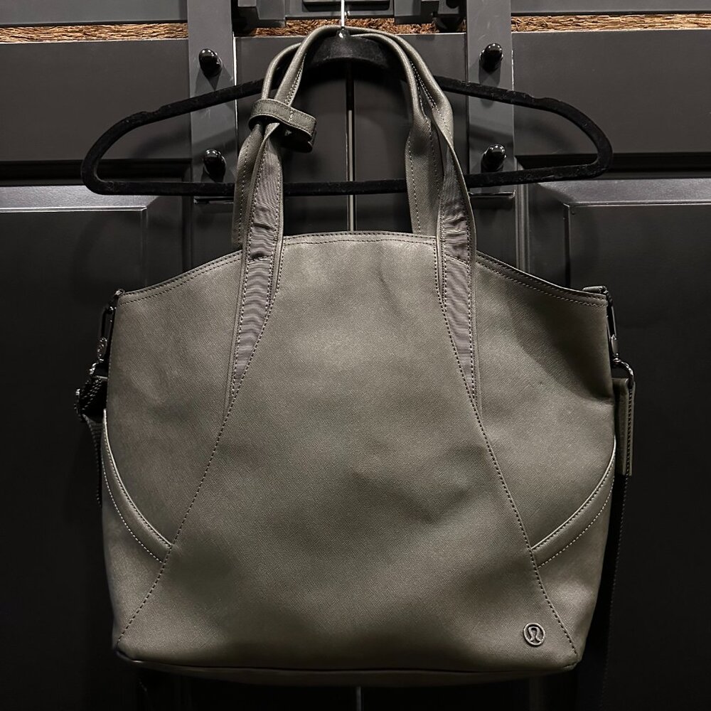 Lulu Lemon Olive Green “All Day Tote” Bag